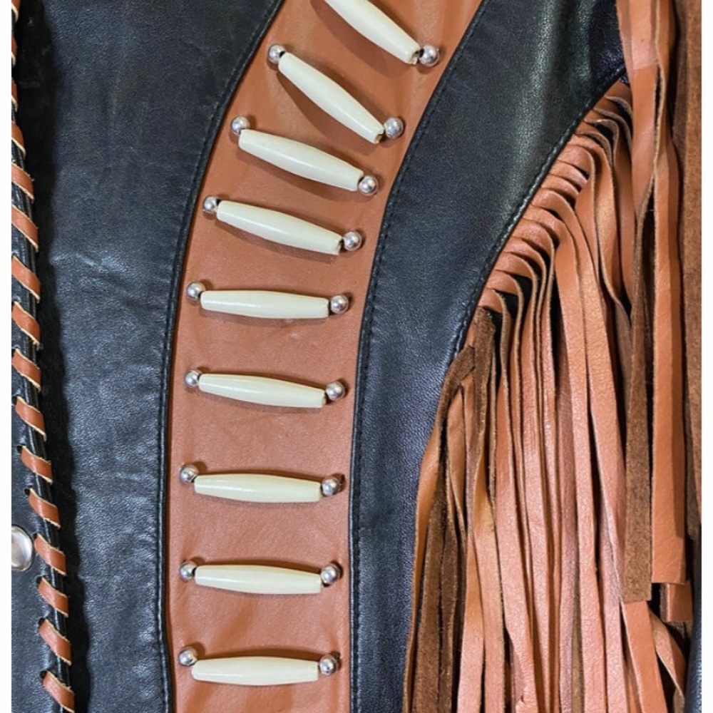 Native Leather Jacket - Picture 2 of 4
